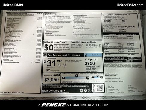 Used 2025 BMW 530i w/ Premium Package image 23