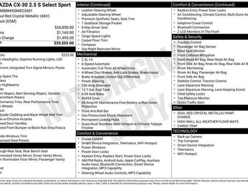 Used 2025 MAZDA CX-30 AWD 2.5 S w/ Select Sport Pkg image 5