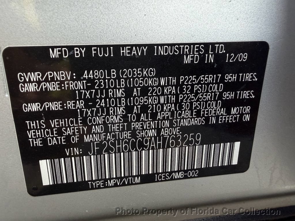 Used 2010 Subaru Forester 2.5X Premium AWD/4WD image 90