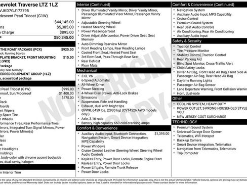 Used 2016 Chevrolet Traverse LTZ w/ LPO, 'HIT The Road' Package image 6