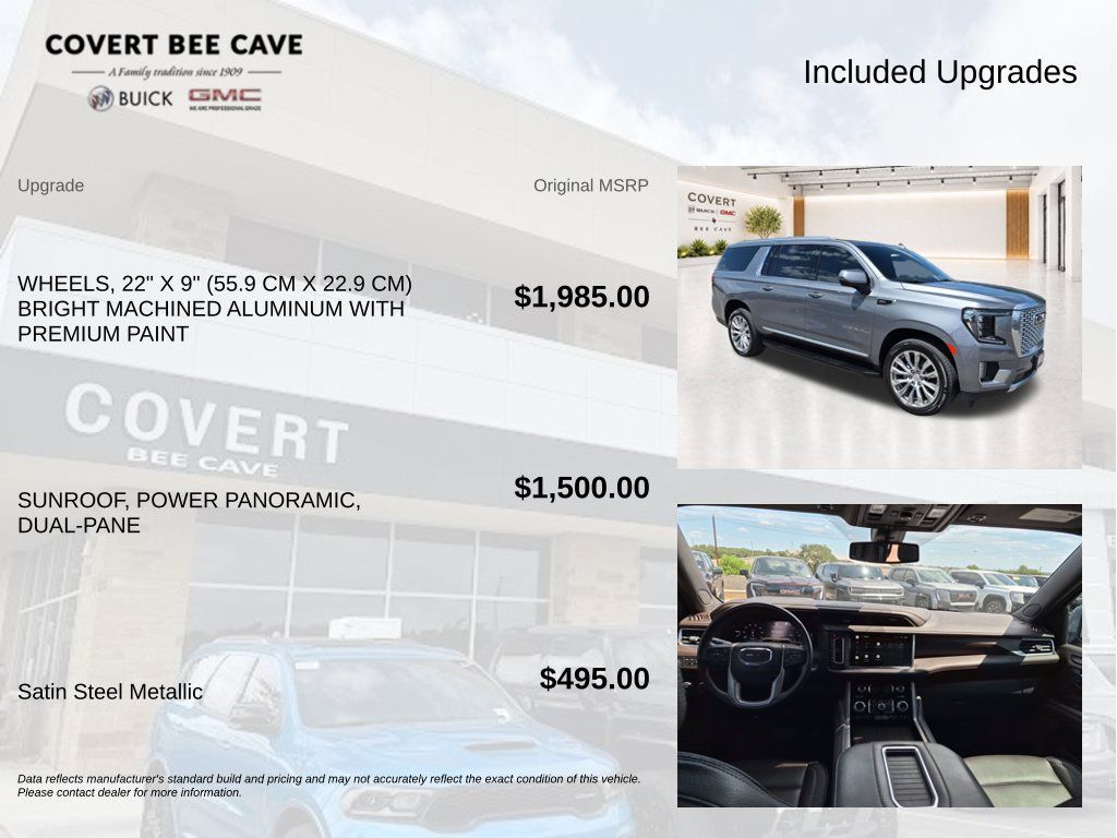 Used 2022 GMC Yukon XL Denali RWD image 9