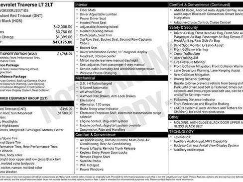 Used 2024 Chevrolet Traverse LT w/ Midnight/Sport Edition image 20