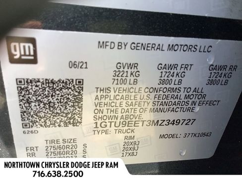 Used 2021 GMC Sierra 1500 AT4 w/ AT4 Preferred Package AWD/4WD image 2