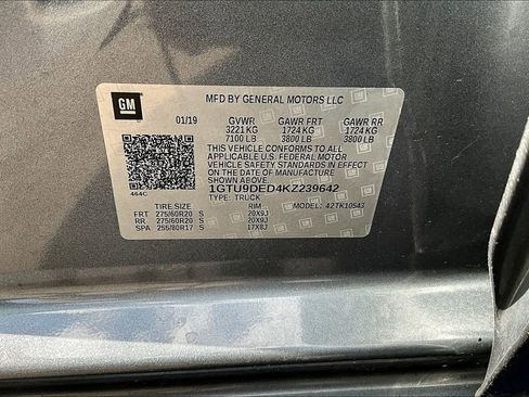 Used 2019 GMC Sierra 1500 SLT AWD/4WD image 20