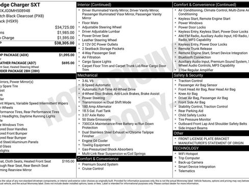 Used 2021 Dodge Charger SXT w/ Blacktop Package image 3