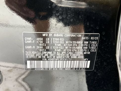 Certified 2023 Subaru Outback Touring AWD/4WD image 28