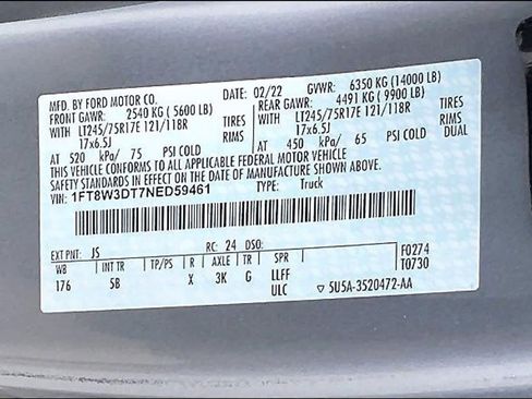 Used 2022 Ford F350 Lariat w/ Lariat Ultimate Package AWD/4WD image 32