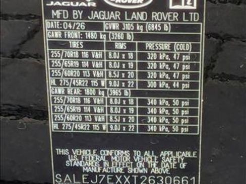New 2026 Land Rover Defender 110 S AWD/4WD image 17