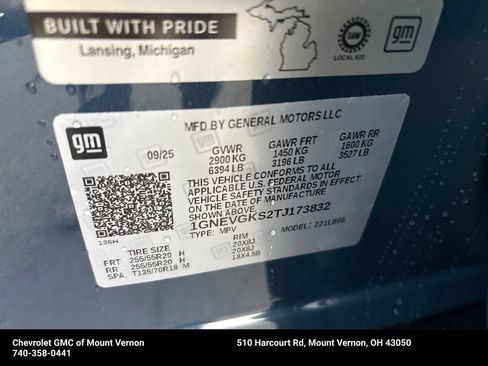 New 2026 Chevrolet Traverse LT w/ Midnight/Sport Edition image 31