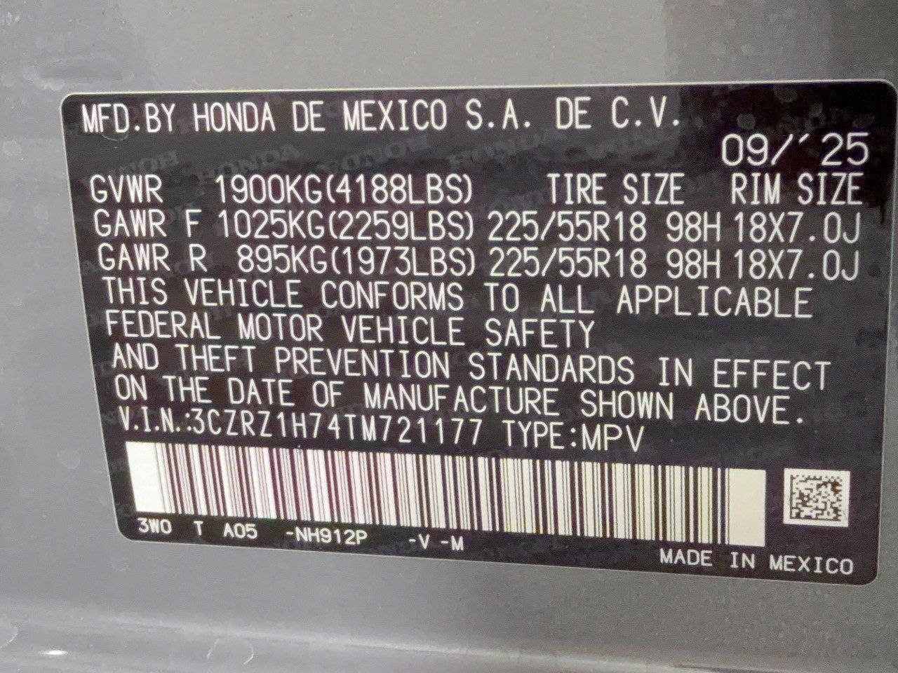Used 2026 Honda HR-V EX-L image 31