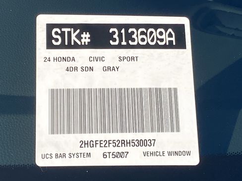 Certified 2024 Honda Civic Sport image 30