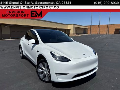 Used 2020 Tesla Model Y Long Range AWD/4WD image 1