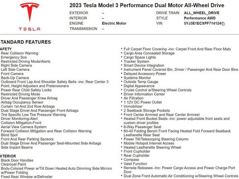 Used 2023 Tesla Model 3 Performance image 26
