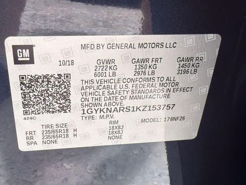 Used 2019 Cadillac XT5 FWD image 18