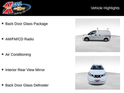 Used 2018 Nissan NV200 SV w/ Back Door Glass Package FWD image 2