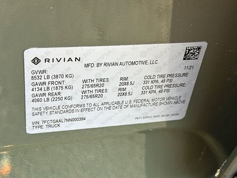 Used 2022 Rivian R1T Launch Edition image 36