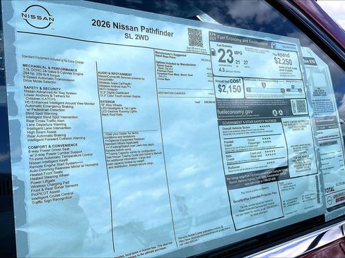 New 2026 Nissan Pathfinder SL FWD image 15