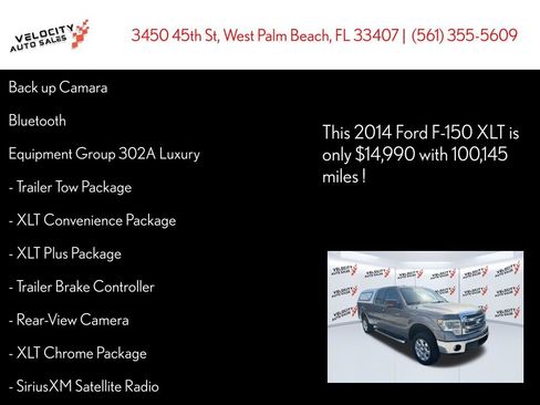 Used 2014 Ford F150 XLT w/ Equipment Group 302A Luxury image 25