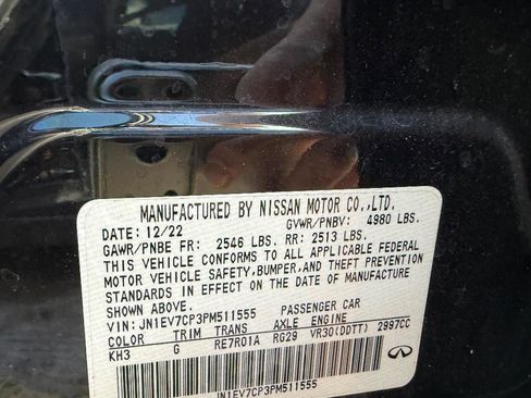 Used 2023 INFINITI Q50 Sensory image 23