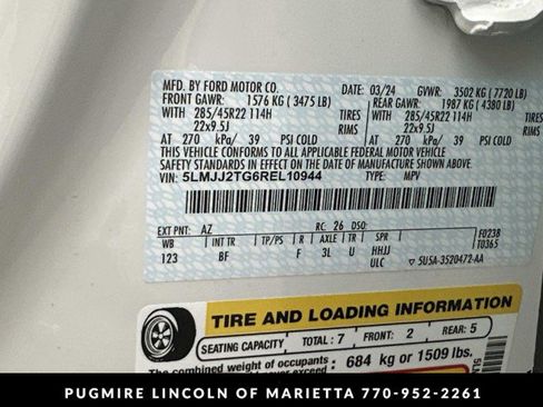 Used 2024 Lincoln Navigator Black Label image 38