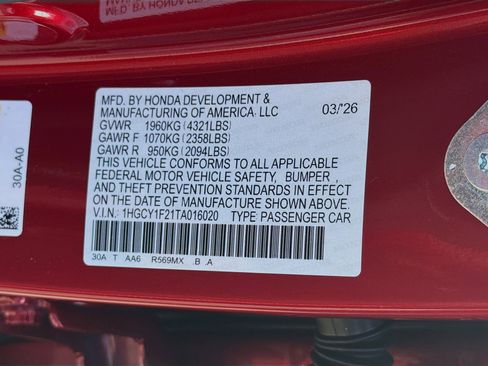 New 2026 Honda Accord LX image 28