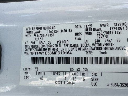 Used 2021 Ford F150 XL w/ Equipment Group 101A High AWD/4WD image 31
