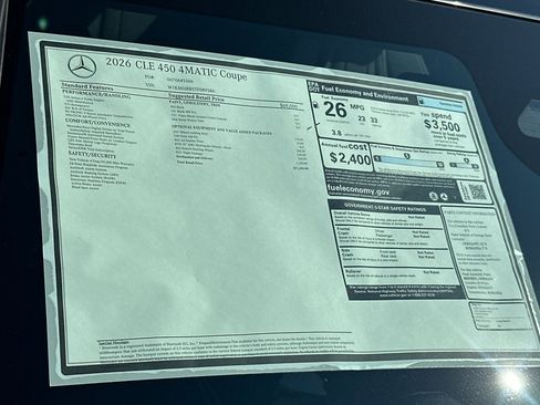 New 2026 Mercedes-Benz CLE 450 4MATIC Coupe image 29