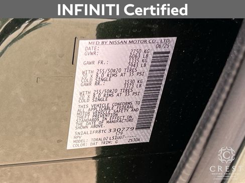 Certified 2026 INFINITI QX60 Luxe w/ Cargo Package image 33