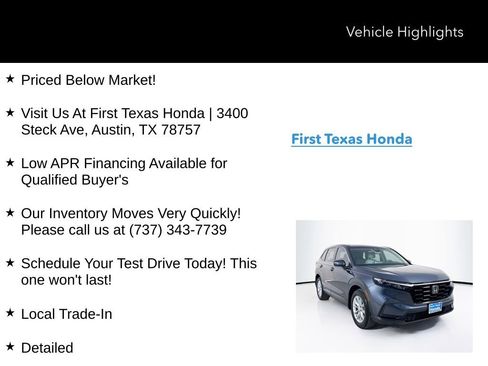 Used 2025 Honda CR-V EX-L image 10