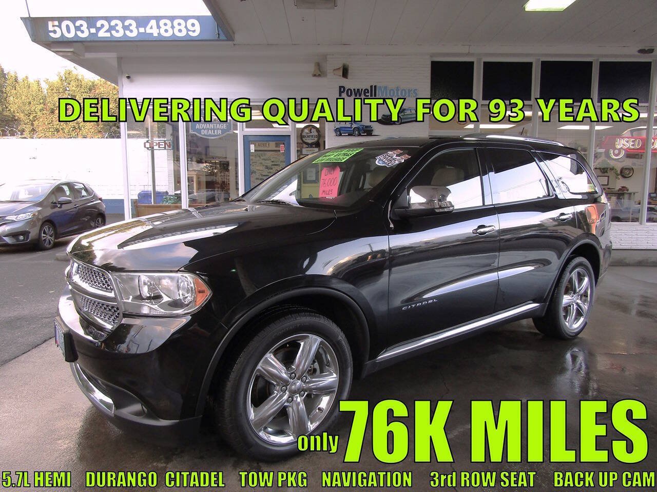 Used 2012 Dodge Durango Citadel w/ Trailer Tow Group IV AWD/4WD image 1