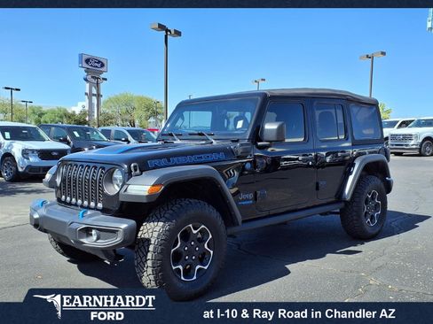 Used 2022 Jeep Wrangler Unlimited Rubicon 4xe AWD/4WD image 1