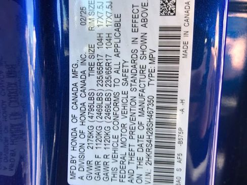 Certified 2025 Honda CR-V LX image 16