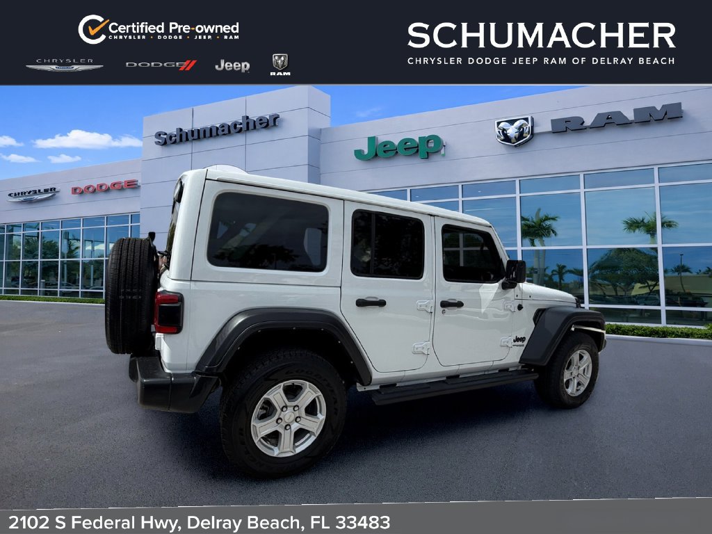 Certified 2022 Jeep Wrangler Unlimited Sport w/ Sun And Sound Package AWD/4WD image 7