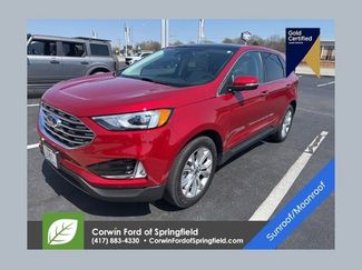 Used 2021 Ford Edge Titanium w/ Class II Trailer Tow Package 360° Tour