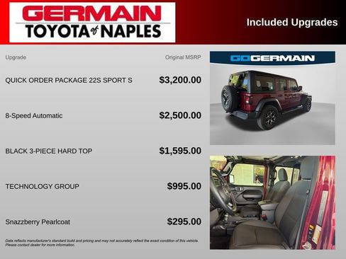 Used 2021 Jeep Wrangler Unlimited Sport AWD/4WD image 19