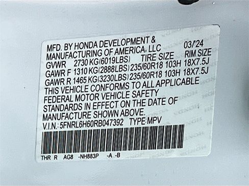 Used 2024 Honda Odyssey EX-L image 32