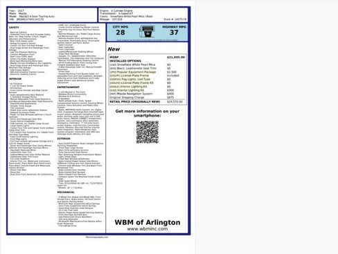 Used 2017 MAZDA MAZDA3 Touring w/ Popular Equipment Package image 39