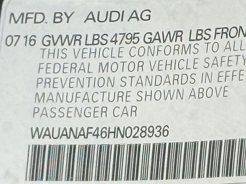 Used 2017 Audi A4 2.0T Premium w/ Convenience Package AWD/4WD image 52