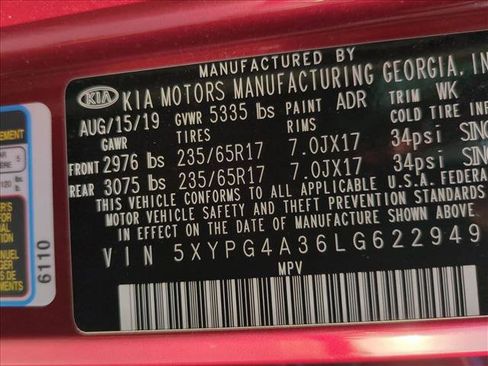 Used 2020 Kia Sorento LX FWD image 15