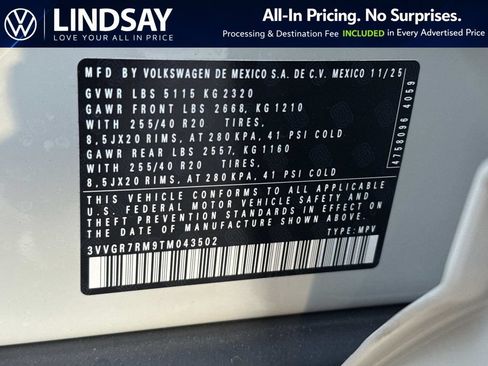 New 2026 Volkswagen Tiguan SE R-Line AWD/4WD image 22