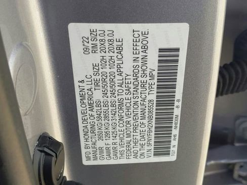 Used 2022 Honda Pilot Special Edition image 19