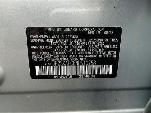 Certified 2022 Subaru Forester Limited image 29