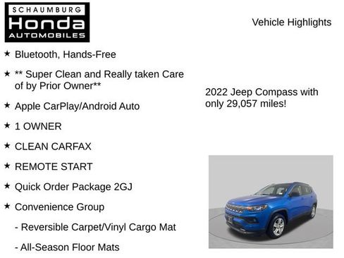 Used 2022 Jeep Compass Latitude w/ Convenience Group AWD/4WD image 7