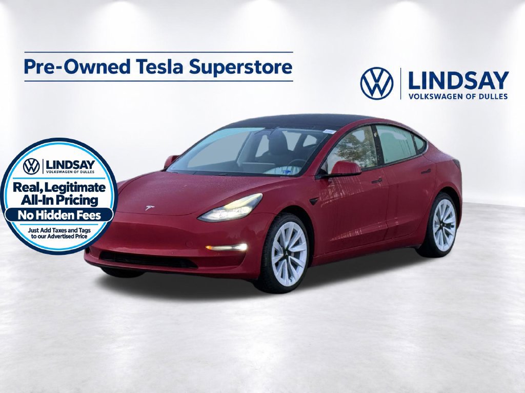 Used 2021 Tesla Model 3 Long Range AWD/4WD image 3