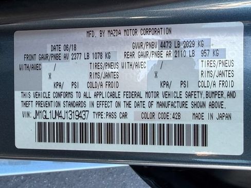 Used 2018 MAZDA MAZDA6 Sport FWD image 24