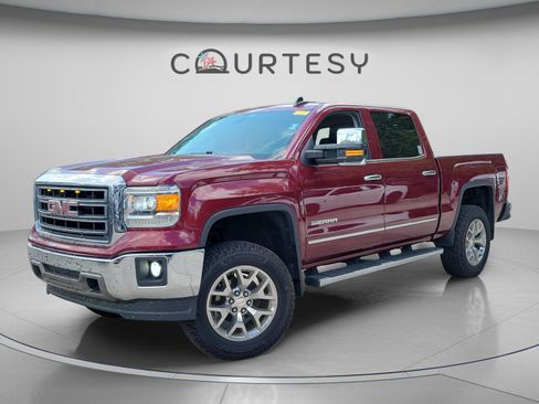 Used 2015 GMC Sierra 1500 SLT w/ SLT Crew Cab Value Package RWD image 1