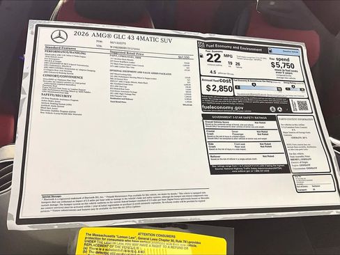New 2026 Mercedes-Benz GLC 43 AMG 4MATIC image 18