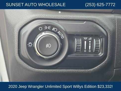 Used 2020 Jeep Wrangler Unlimited Sport AWD/4WD image 37