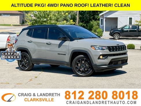 Used 2023 Jeep Compass Latitude w/ Sun and Sound Group AWD/4WD image 1