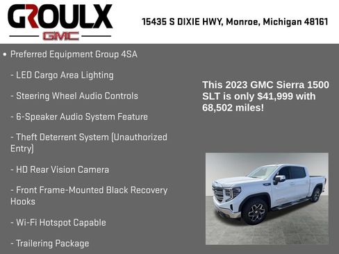 Used 2023 GMC Sierra 1500 SLT w/ SLT Premium Plus Package AWD/4WD image 29
